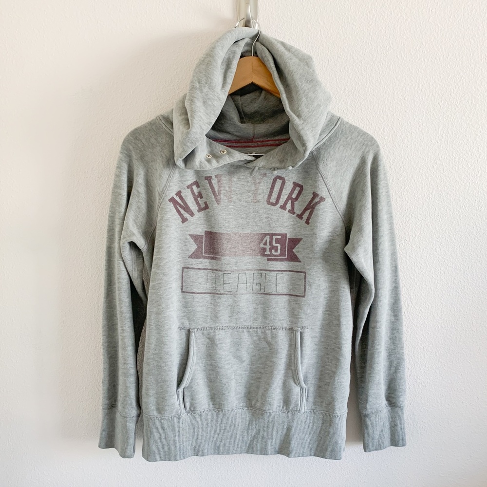 American Eagle "New York" Gray Hoodie Size Small
